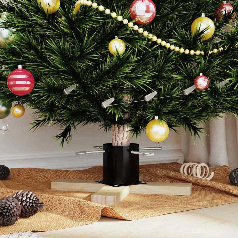 Kalėdų Eglutės Stovas Juoda 50 x 50 x 16 cm