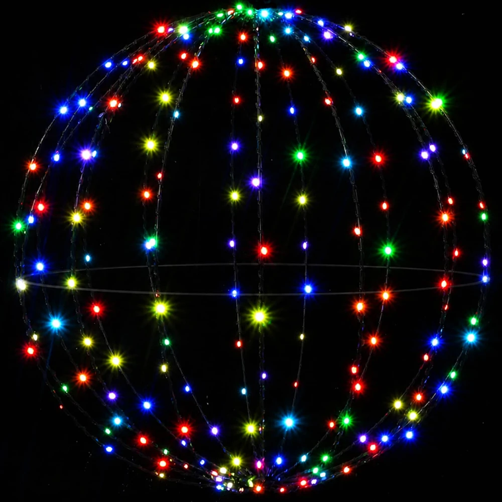 Kalėdų finialo šviesa 192 LED RGB Skersmuo 60 x 63 cm
