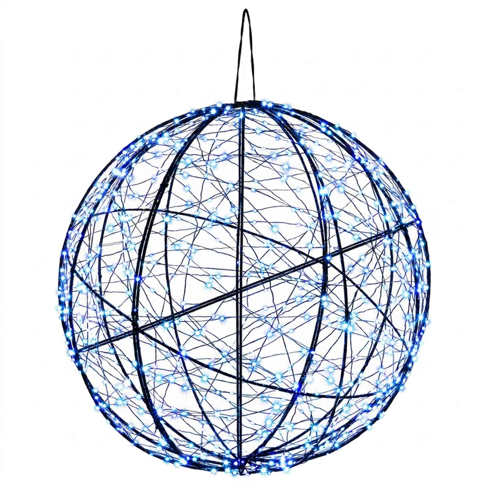 Kalėdų finialo šviesa 2 vnt. 1500 LED Mėlyna Ø 50 x 52 cm