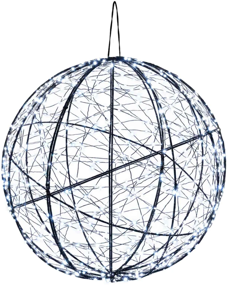 Kalėdų finialo šviesa 2 vnt. 1500 LED Šalta balta Ø 50 x 52 cm