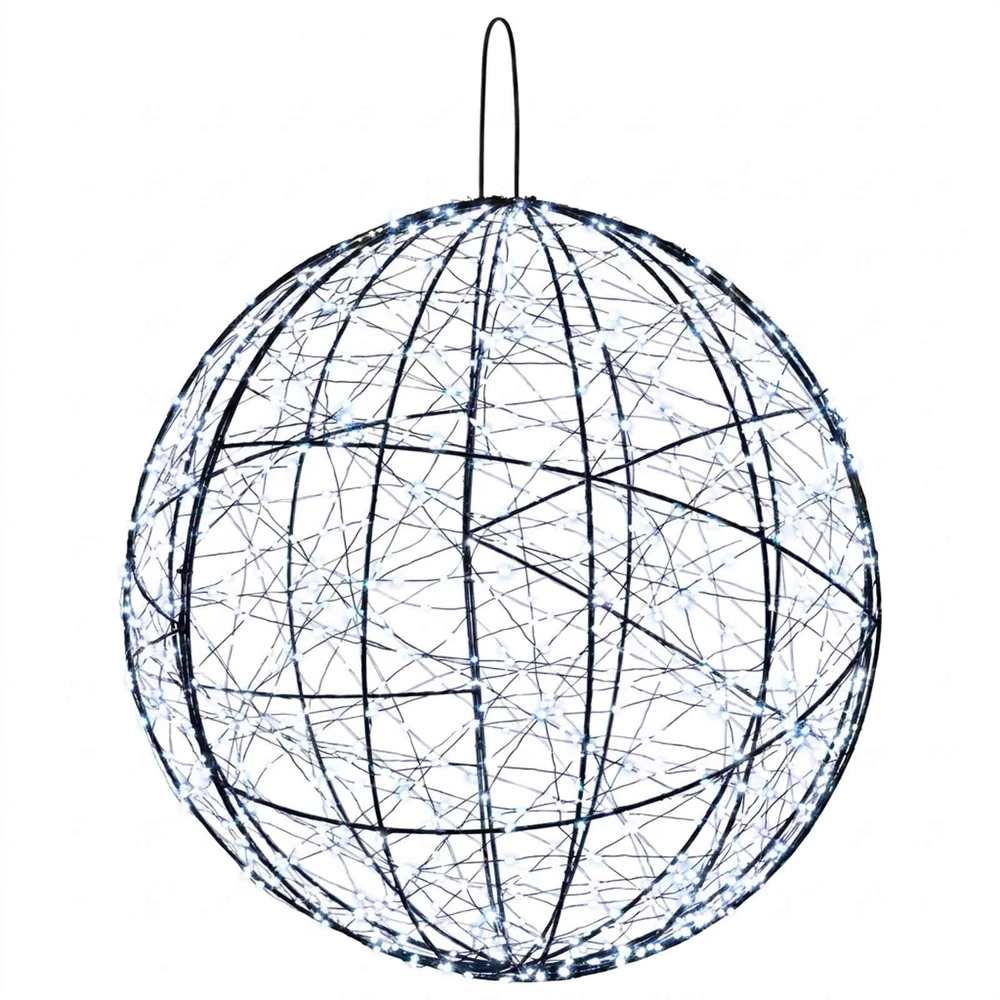 Kalėdų finialo šviesa 2 vnt. 1900 LED Šalta balta Ø 60 x 63 cm