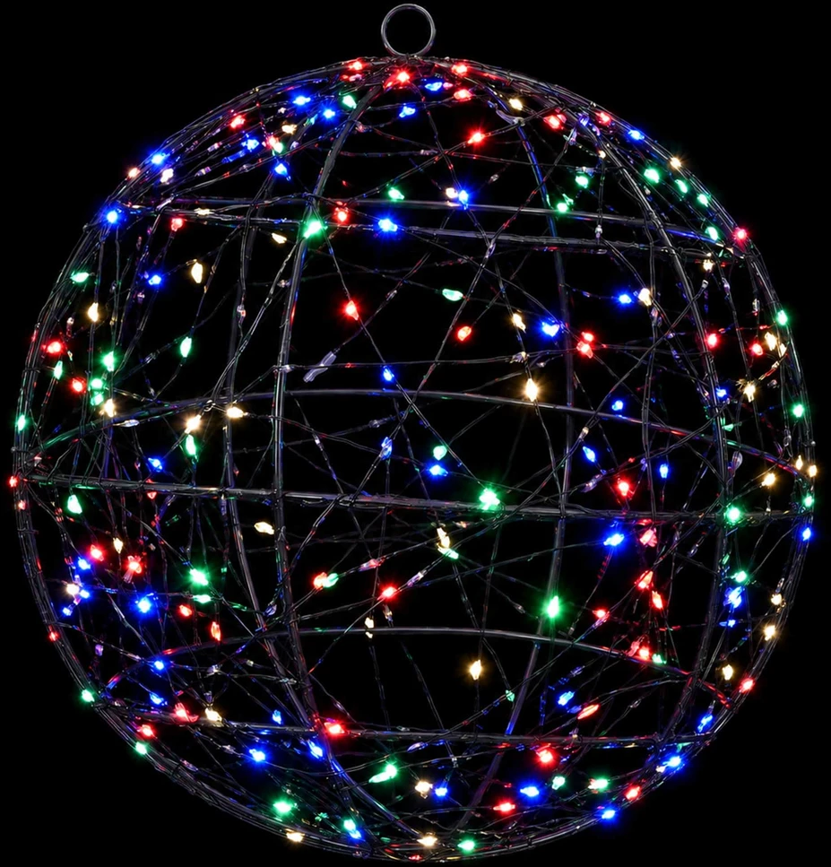Kalėdų finialo šviesa 300 LED Įvairių spalvų Ø 30 x 32 cm