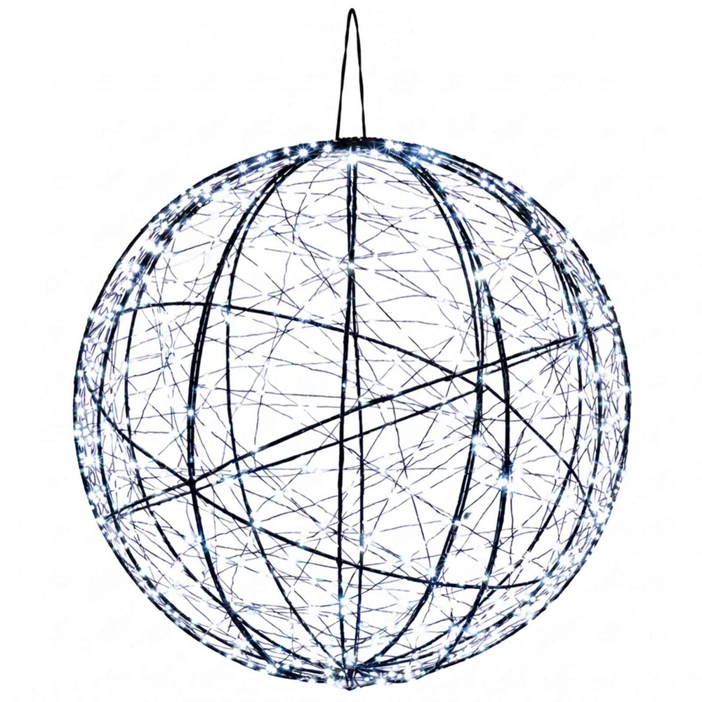 Kalėdų finialo šviesa 500 LED Šalta balta Ø 40 x 42 cm
