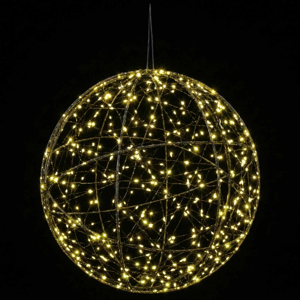 Kalėdų finialo šviesa 500 LED Šilta balta Ø 40 x 42 cm