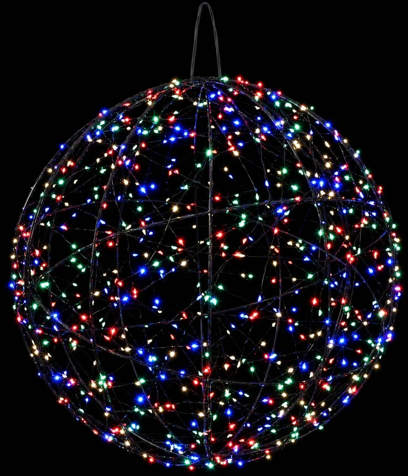 Kalėdų finialo šviesa 750 LED Įvairių spalvų Ø 50 x 52 cm