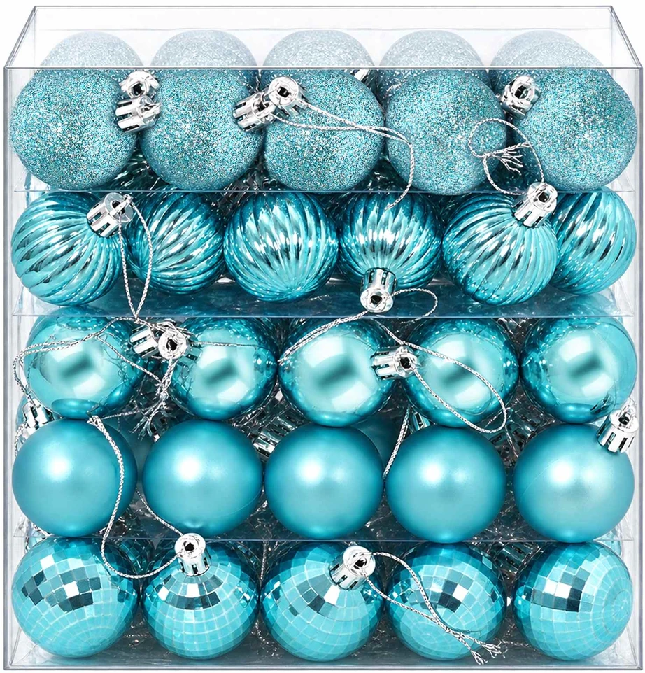 Kalėdų kamuoliukų rinkinys 100 vnt. Turkio 4 cm Polystirenas