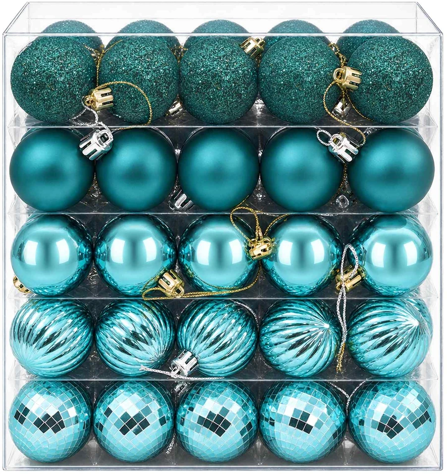 Kalėdų kamuoliukų rinkinys 100 vnt. Žalia 4 cm Polystirenas