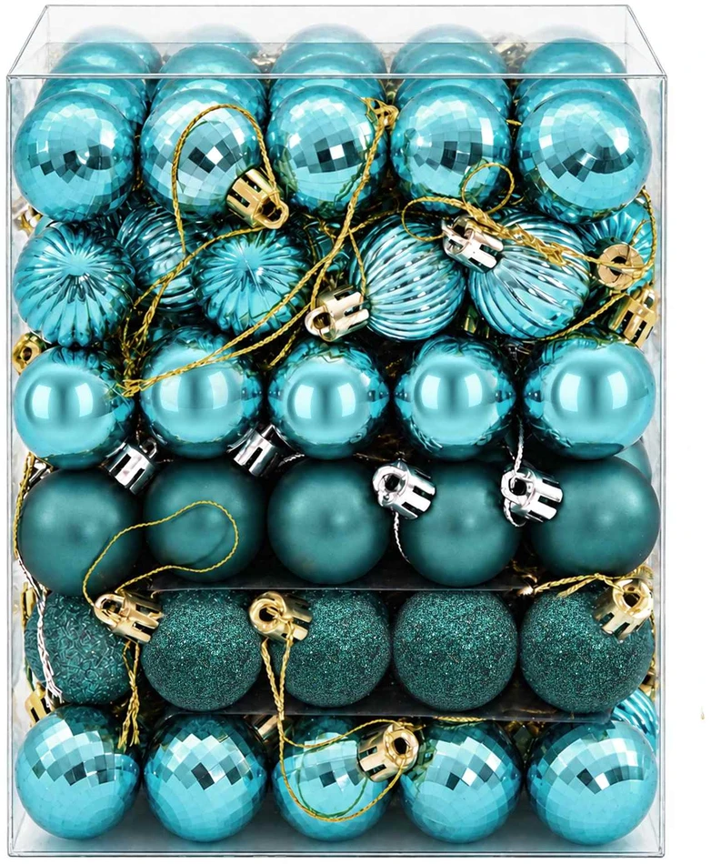 Kalėdų kamuoliukų rinkinys 150 vnt. Žalia 3 cm Polystirenas