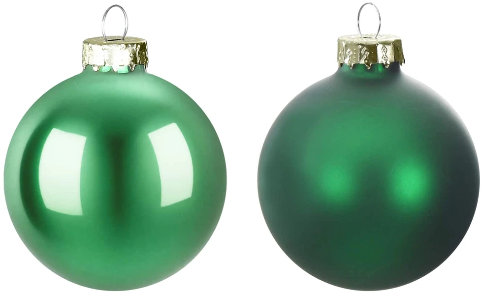 Kalėdų kamuoliukų rinkinys 30 vnt. Žalia 6 cm Polystirenas