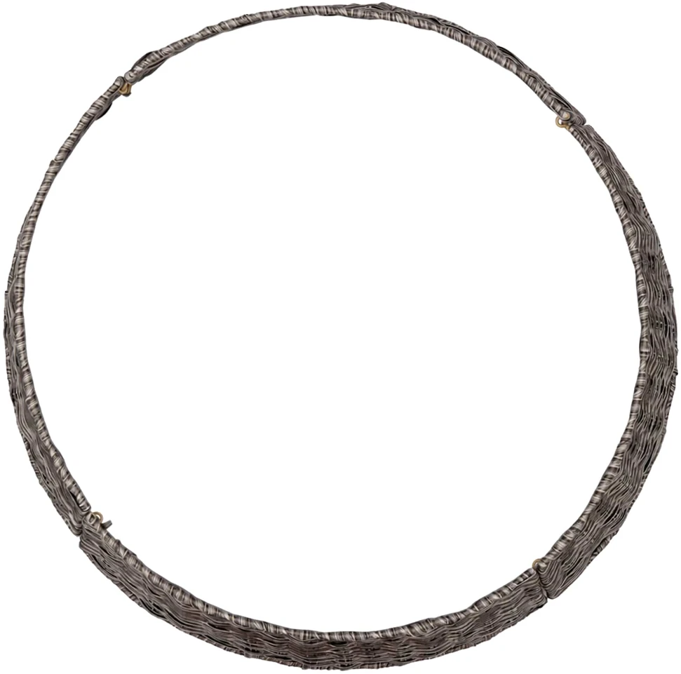 Kalėdų Medžio Apykaklė Apvali Pilka Skersmuo 90 x 28 cm