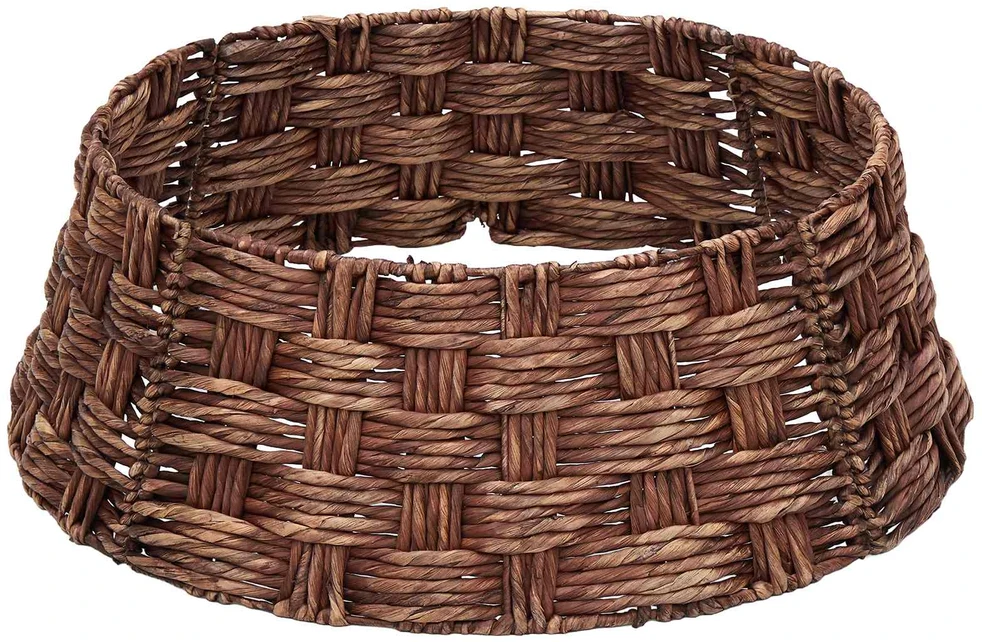 Kalėdų Medžio Apykaklė Apvali Rudas plovimas Ø 90 x 28 cm