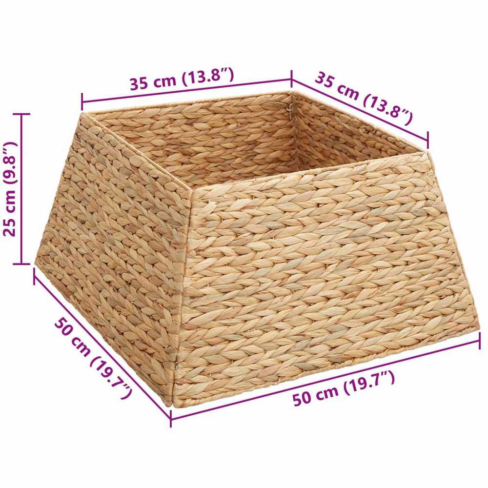 Kalėdų Medžio Apykaklė Ruda 50 x 50 x 25 cm Vandens hiacintas