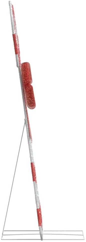 Kalėdų puošmena Candy Cane 50 LED šiltai balta