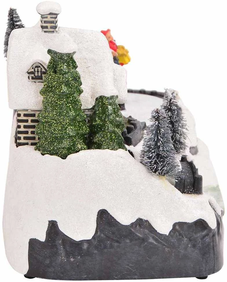 Mini Kalėdų kaimelis 16 x 11,5 x 13 cm Plastmasė Įvairiaspalvis