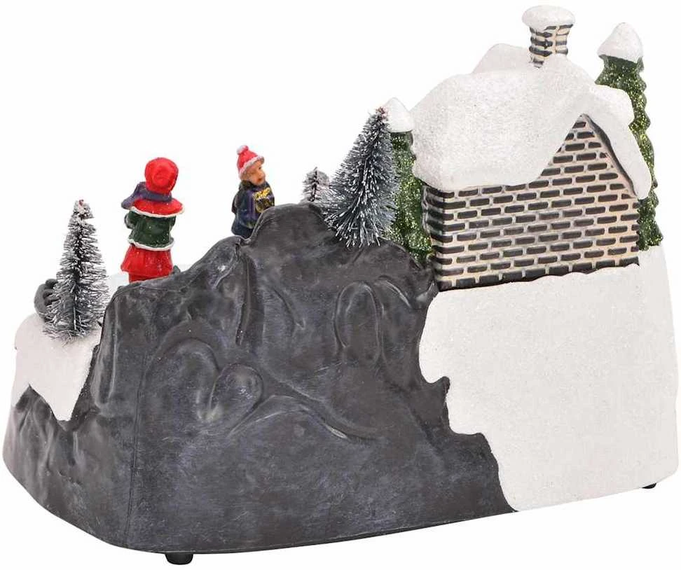 Mini Kalėdų kaimelis 16 x 11,5 x 13 cm Plastmasė Įvairiaspalvis