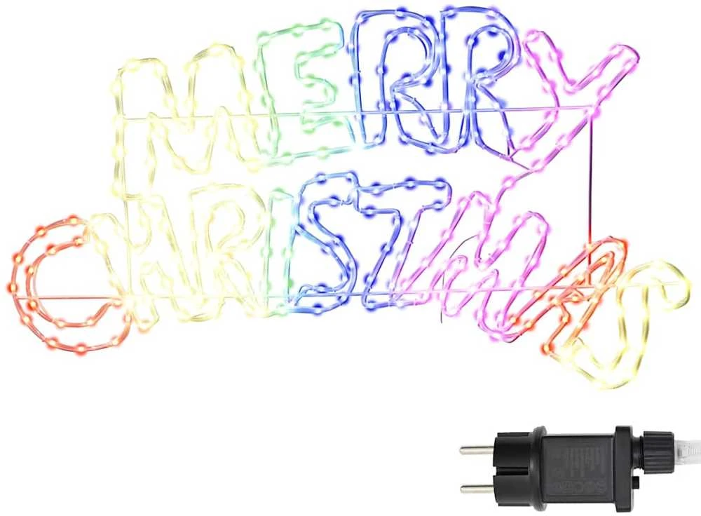Kalėdų ženklas 240 LED Įvairiaspalvis 99,5 x 54 cm PVC