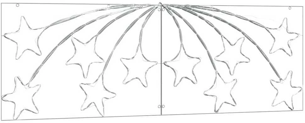 Kalėdų Žvaigždė 432 LED Įvairiaspalvis 182 x 58 cm PVC