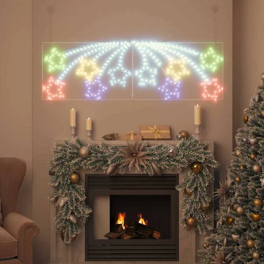 Kalėdų Žvaigždė 432 LED Įvairiaspalvis 182 x 58 cm PVC