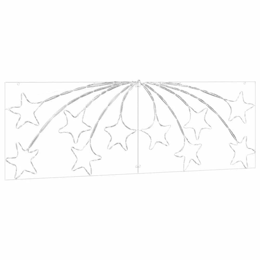 Kalėdų Žvaigždė 432 LED Įvairiaspalvis 182 x 58 cm PVC