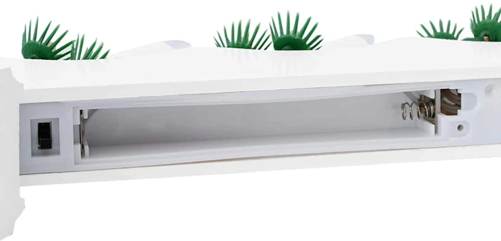 Kalėdų žvakių tiltas 7 LED Šilta balta 39.5 x 5 x 29 cm