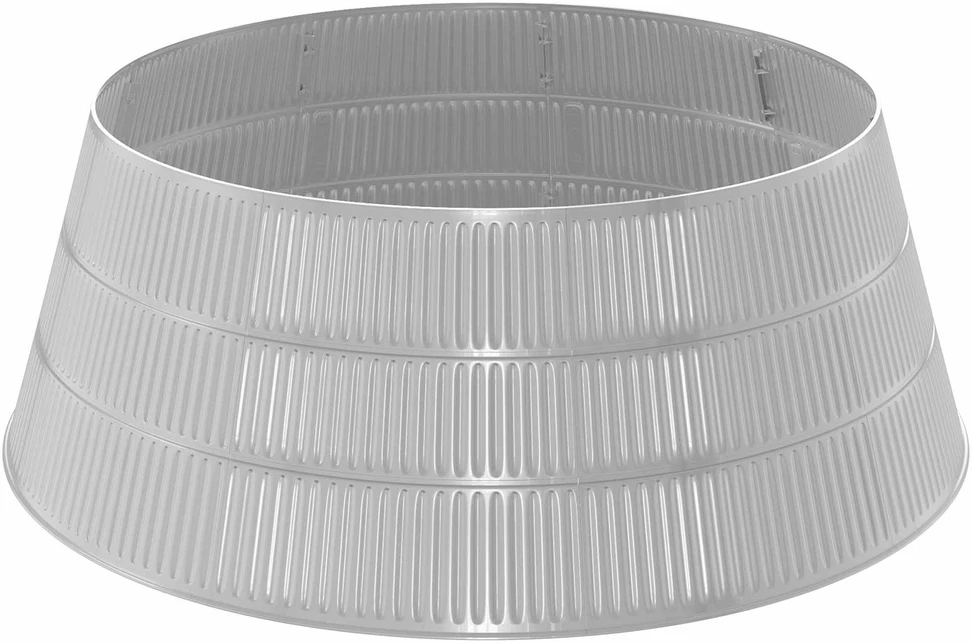 Kalėdųeglutėssijonas Kūgio forma Sidabrinė Ø 73 x 25,5 cm
