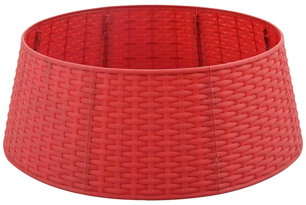 Kalėdųeglutėssijonas Raudona Ø 65 x 24 cm Plastmasė