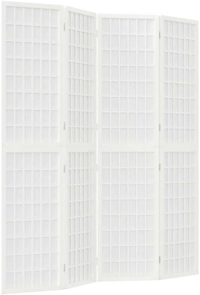 Kamb. pertvara, sulankst., 4 plokšt., japon., 160x170cm, balta