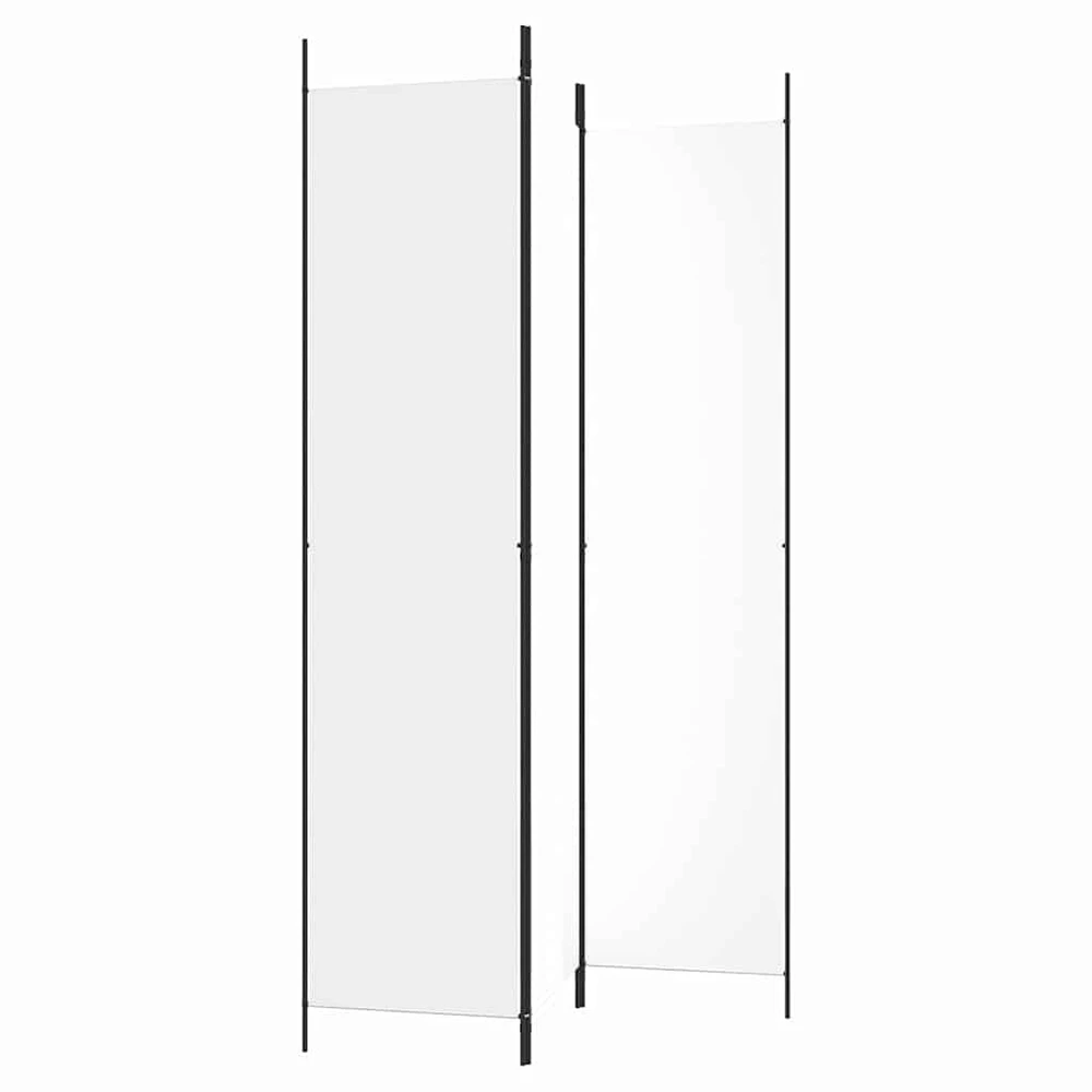 Kambario pertvara, 3 dalių, baltos spalvos, 150x220cm, audinys
