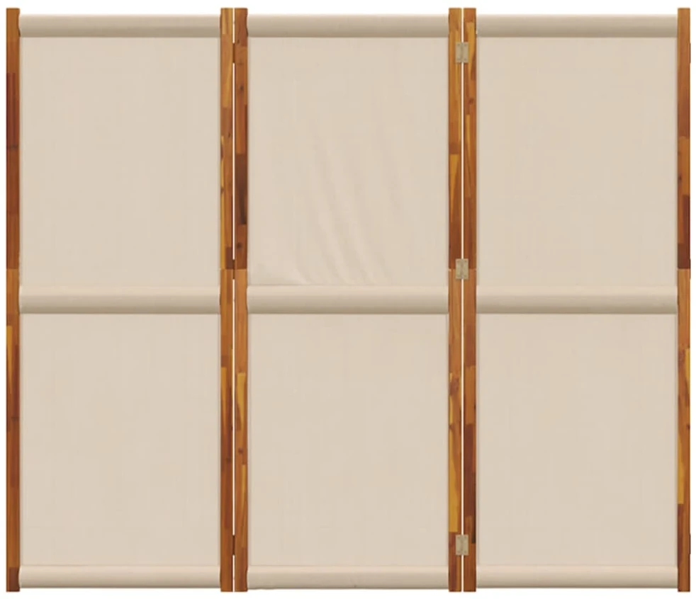 Kambario pertvara, 3 segmentai, taupe spalvos, 210x180cm