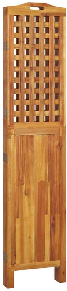 Kambario pertvara, 4 segmentai, 162x2x180cm, akacijos masyvas