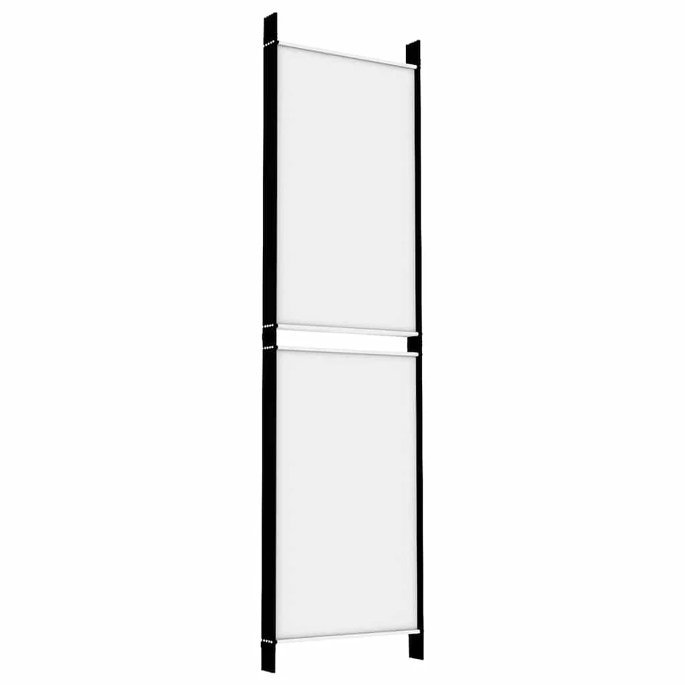Kambario pertvara, 5 dalių, baltos spalvos, 250x180cm, audinys