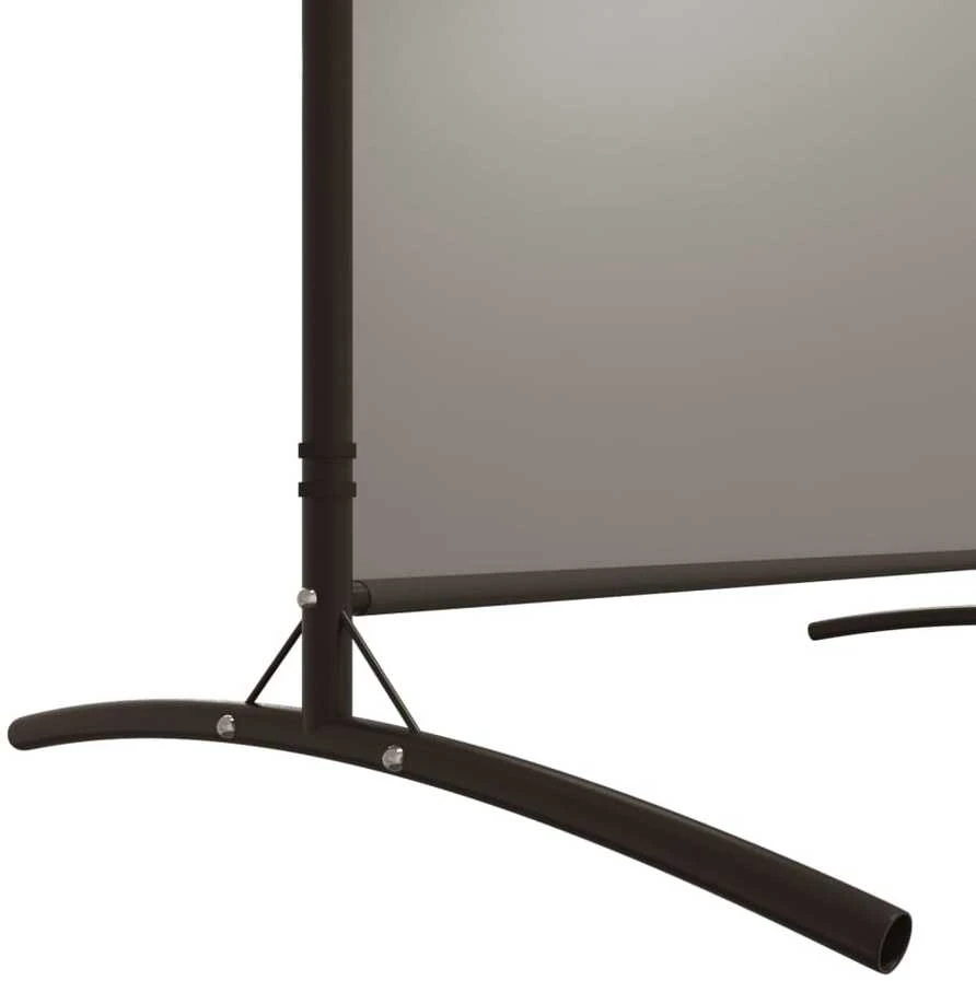 Kambario pertvara, 6 dalių, antracito, 520x180cm, audinys