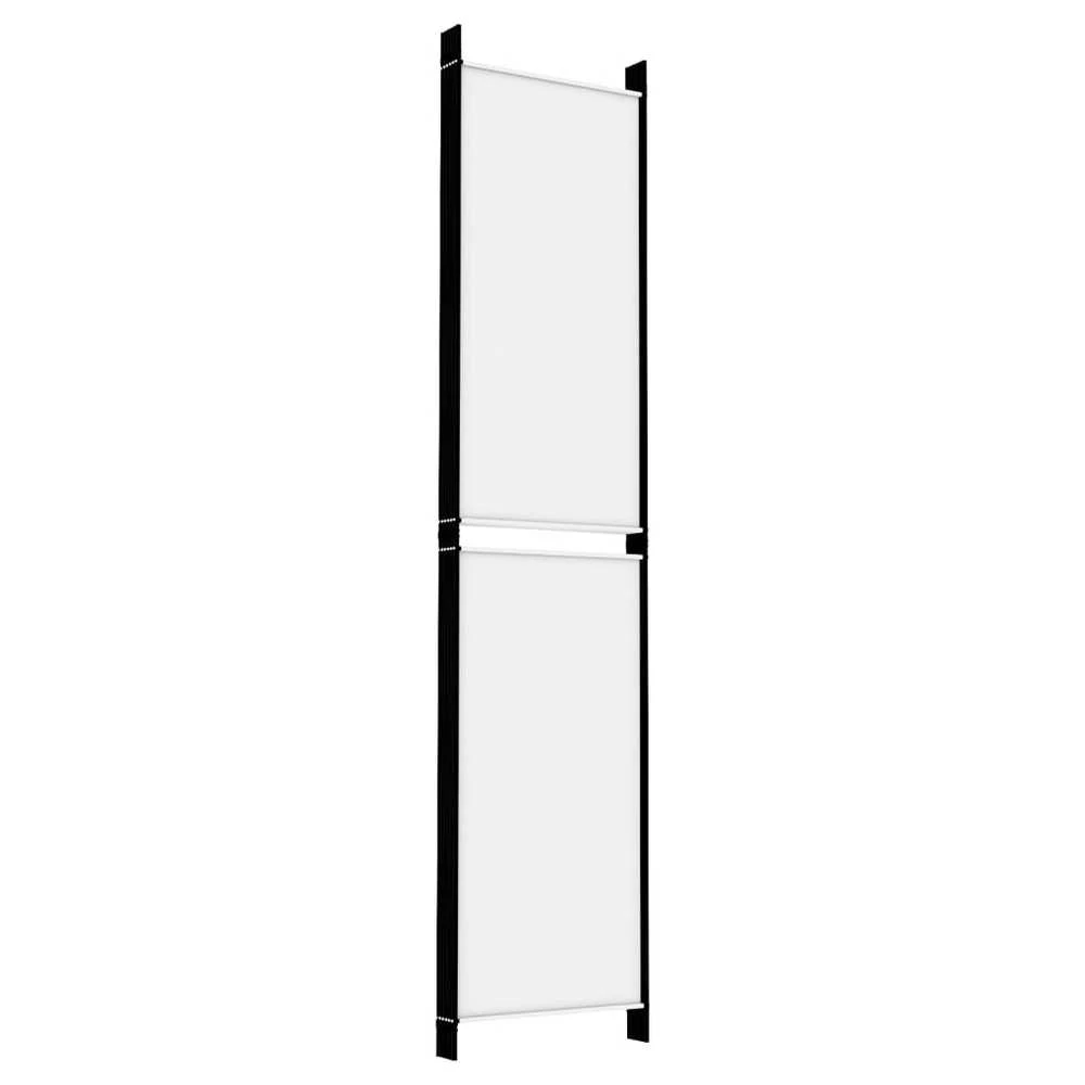 Kambario pertvara, 6 dalių, baltos spalvos, 300x220cm, audinys