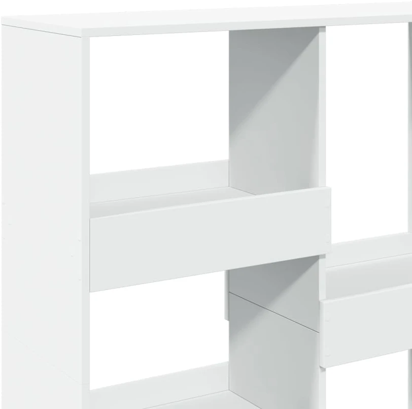 Kambario pertvara, balta, 100x33x115cm, apdirbta mediena