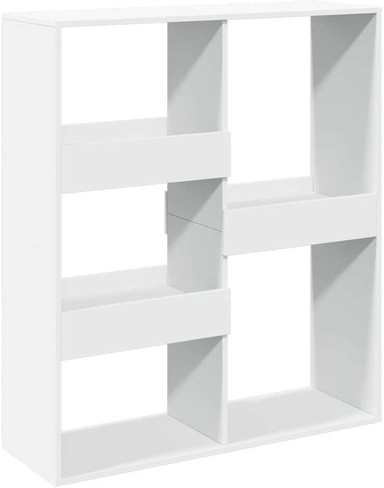 Kambario pertvara, balta, 100x33x115cm, apdirbta mediena