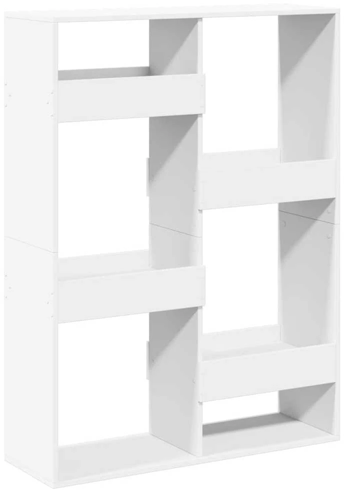 Kambario pertvara, balta, 100x33x135cm, apdirbta mediena