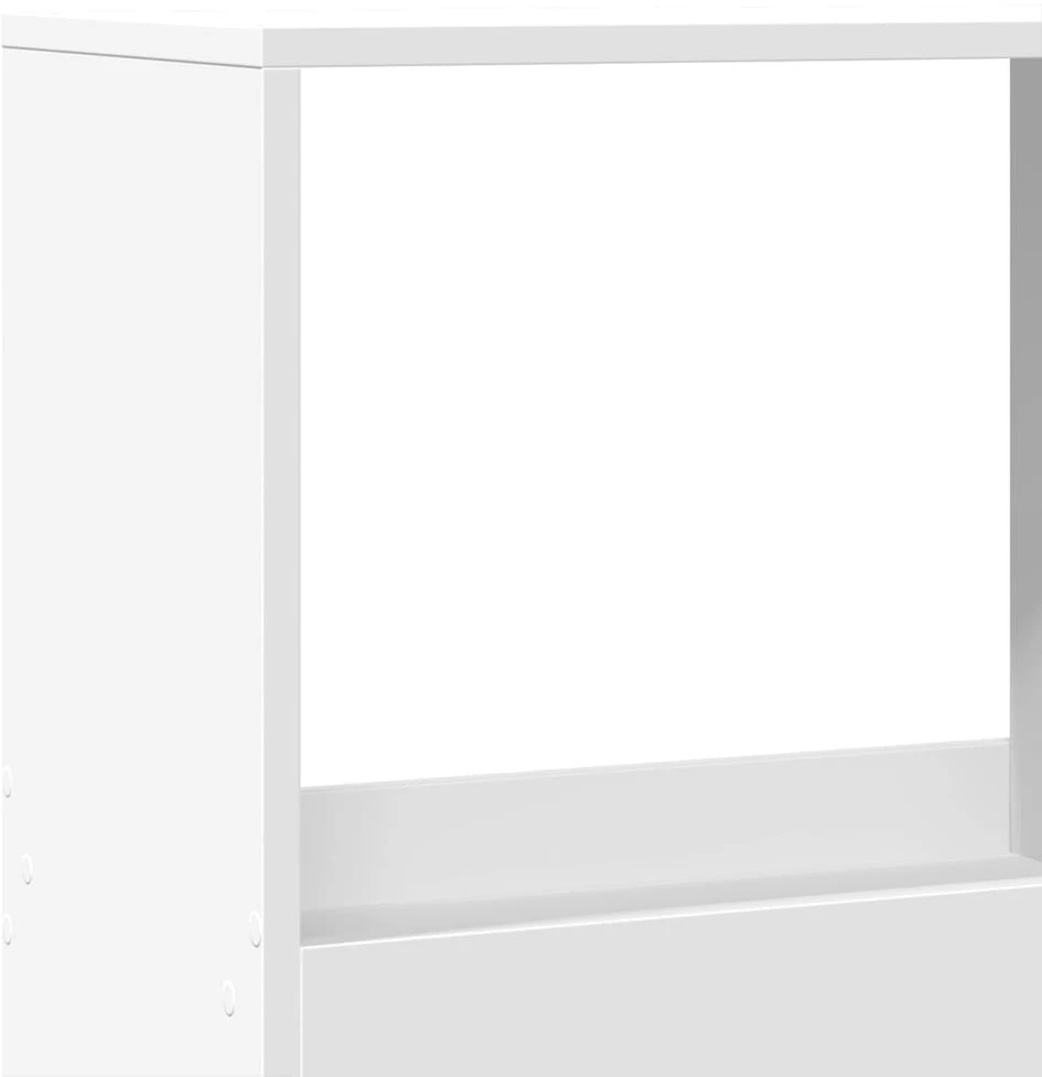 Kambario pertvara, balta, 100x33x175cm, apdirbta mediena