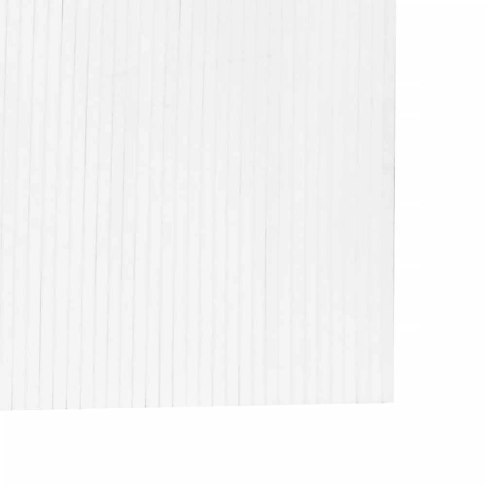 Kambario pertvara, baltos spalvos, 165x400cm, bambukas