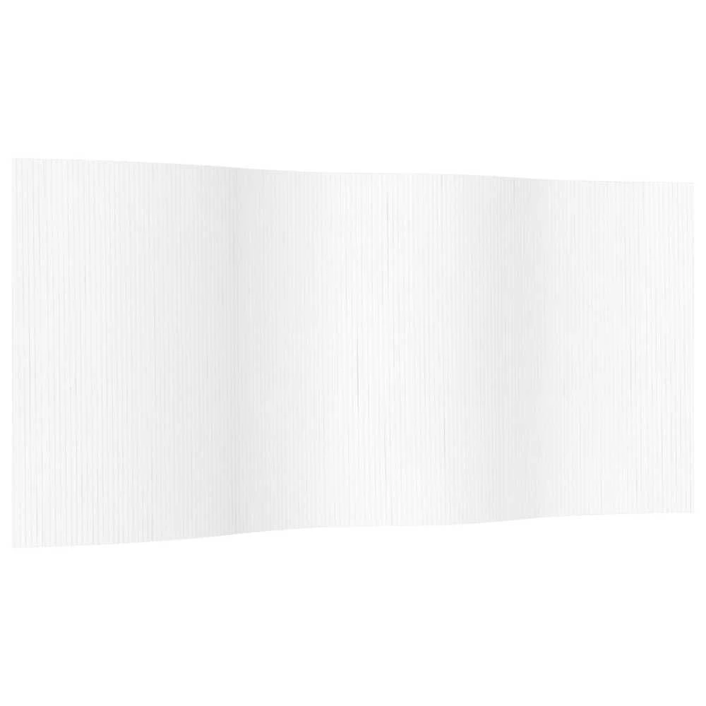 Kambario pertvara, baltos spalvos, 165x400cm, bambukas