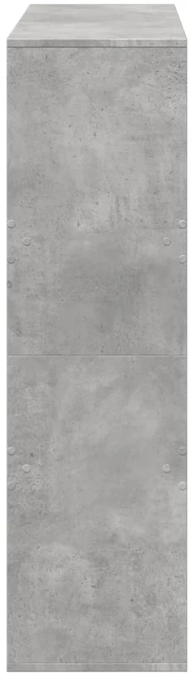Kambario pertvara, betono, 100x33x115cm, apdirbta mediena