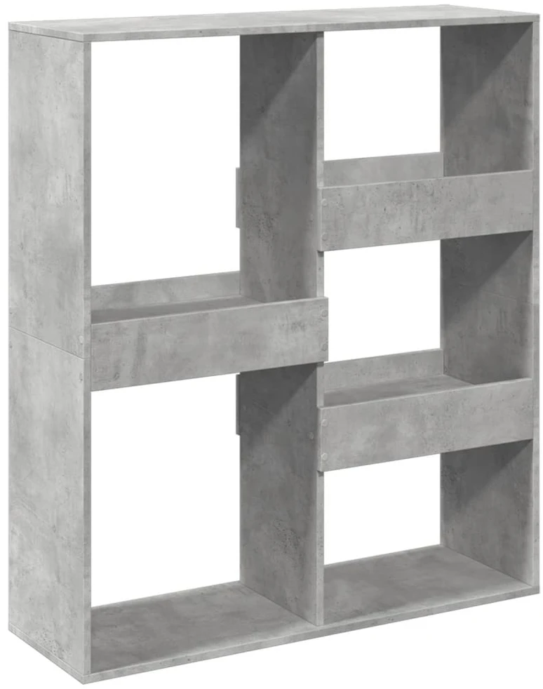 Kambario pertvara, betono, 100x33x115cm, apdirbta mediena