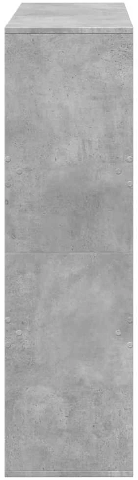Kambario pertvara, betono, 100x33x115cm, apdirbta mediena