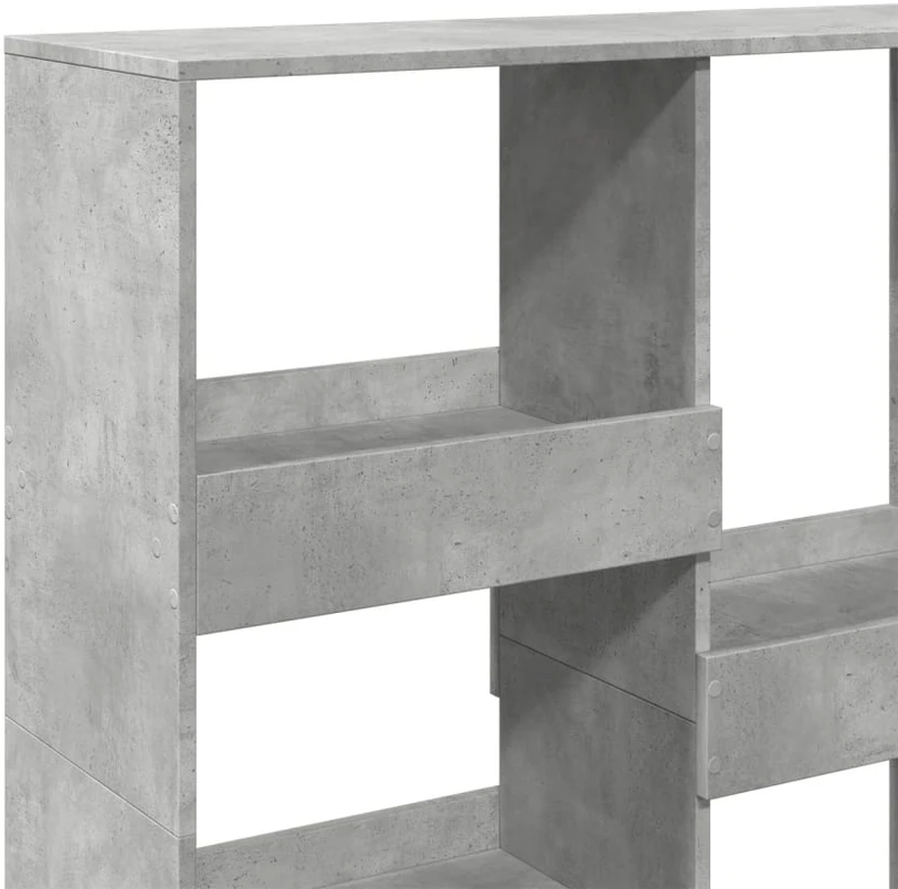 Kambario pertvara, betono, 100x33x115cm, apdirbta mediena