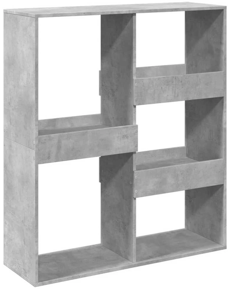 Kambario pertvara, betono, 100x33x115cm, apdirbta mediena