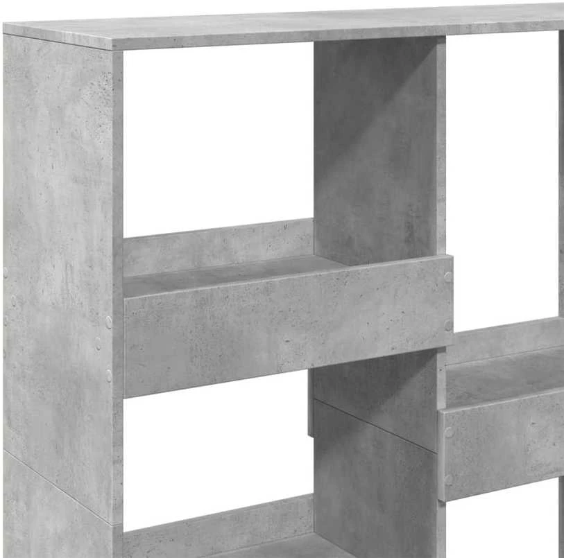 Kambario pertvara, betono, 100x33x115cm, apdirbta mediena