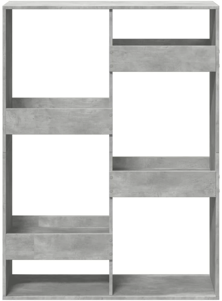 Kambario pertvara, betono, 100x33x135cm, apdirbta mediena
