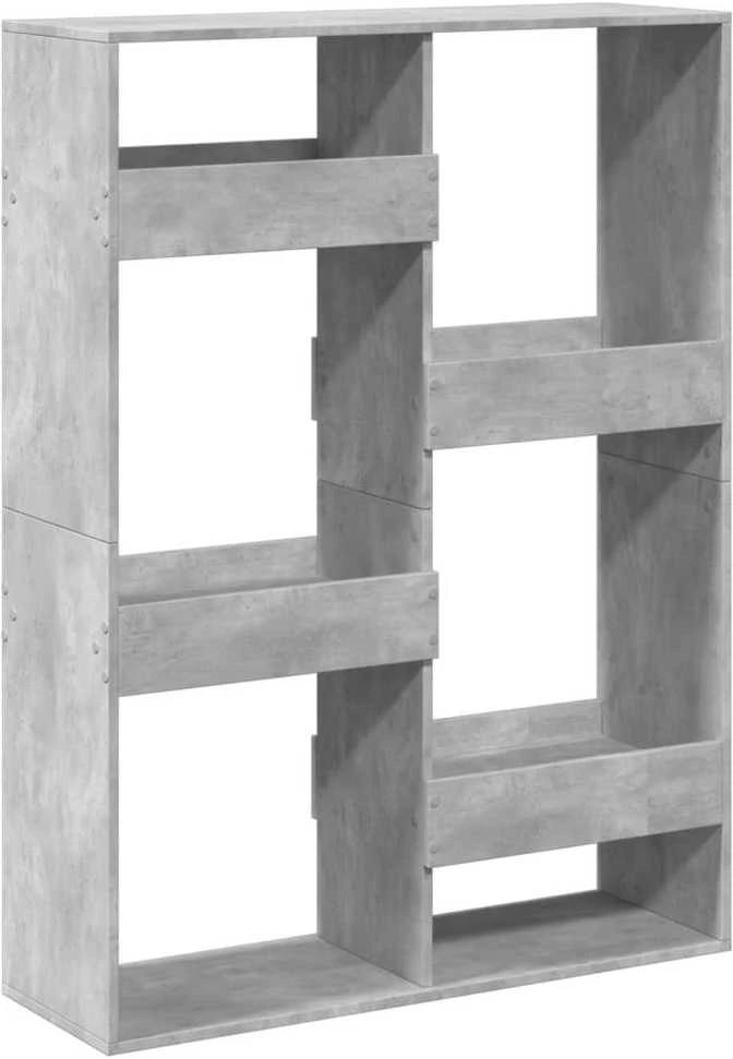 Kambario pertvara, betono, 100x33x135cm, apdirbta mediena
