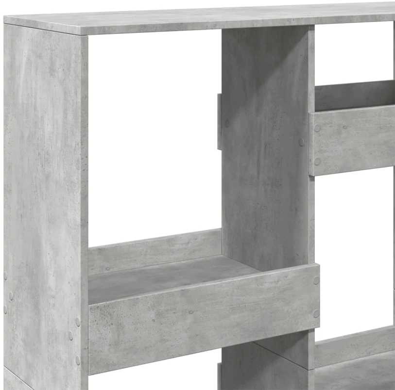 Kambario pertvara, betono, 100x33x135cm, apdirbta mediena