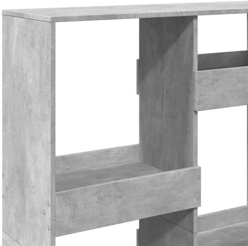 Kambario pertvara, betono, 100x33x135cm, apdirbta mediena