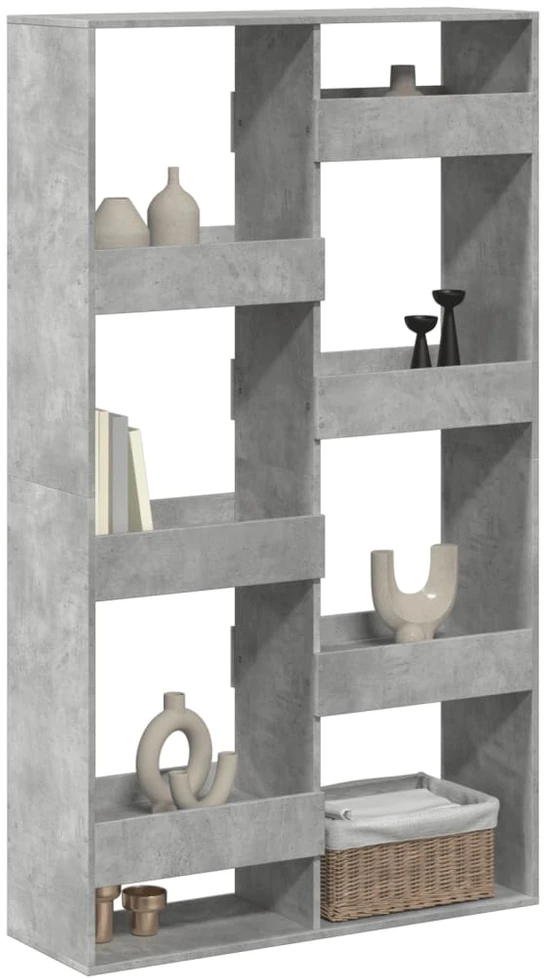 Kambario pertvara, betono, 100x33x175cm, apdirbta mediena